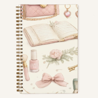 feminine woman notebook