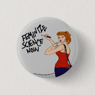 Feminise Science Button