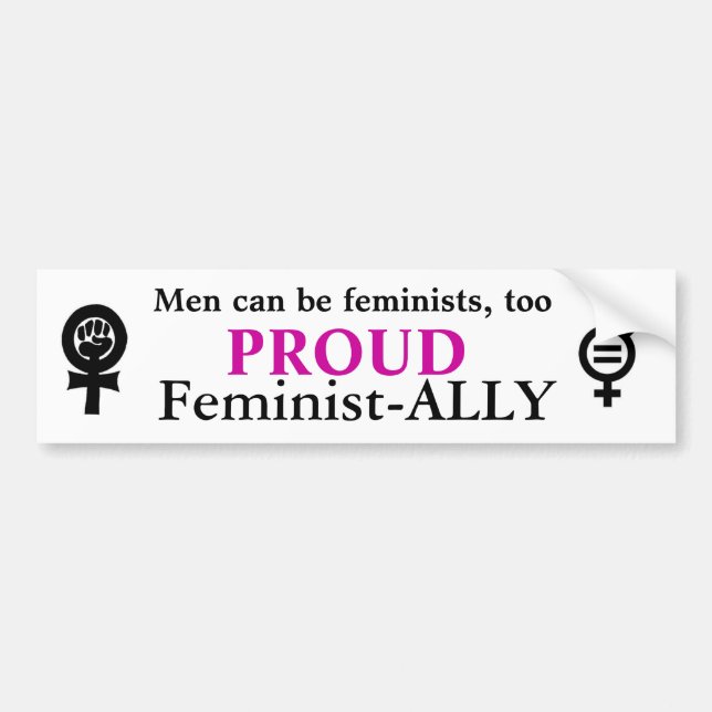 Feminism Bumper Sticker (Front)