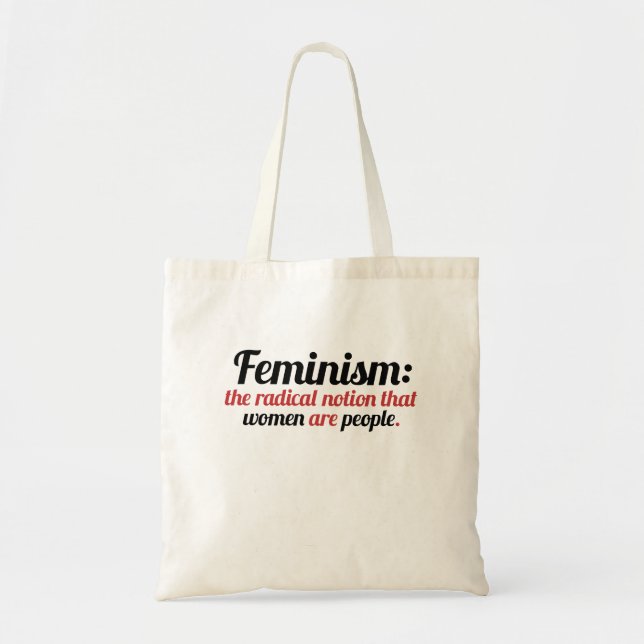 Feminism Defined Tote Bag (Front)