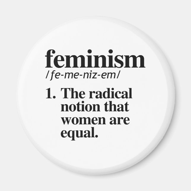 Feminism Definition Magnet (Front)