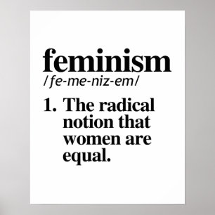 Feminism Definition Poster