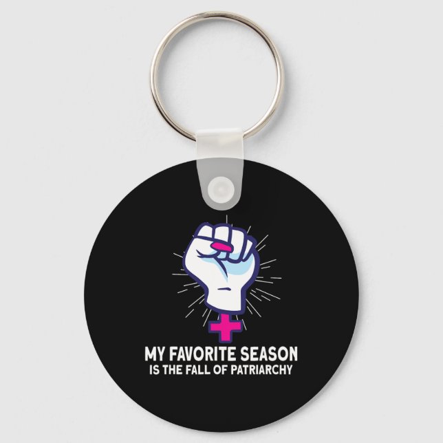 Feminism Female Empowerment Pro-choice Pro Abortio Key Ring (Front)