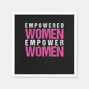Feminism Feminist Equality Girl Women Power Gift Napkin