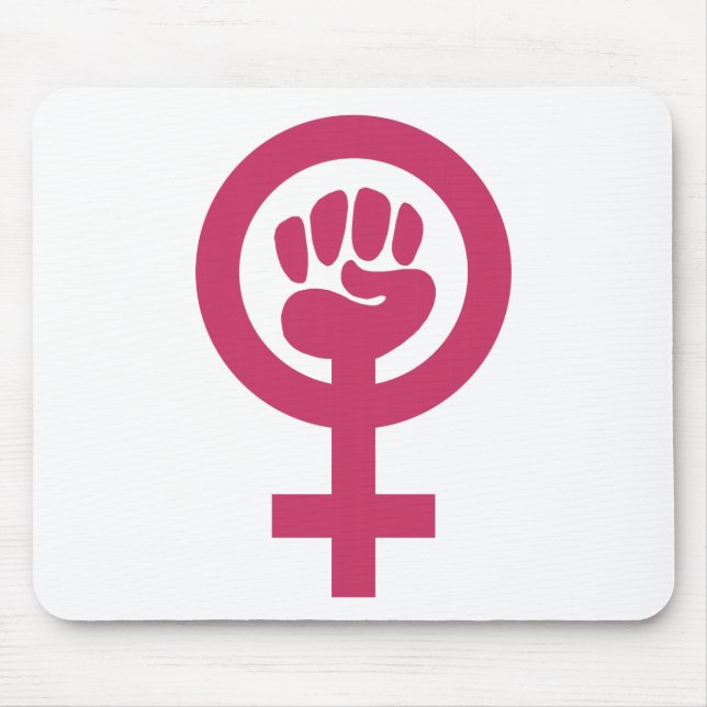 Feminism For The Win Mouse Pad (Front)