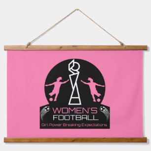 Feminism In Women's Sport Hanging Tapestry