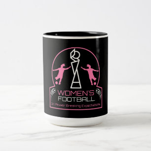 Feminism In Women's Sport Two-Tone Coffee Mug