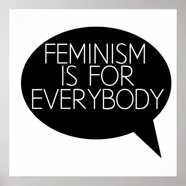 Feminism is for everybody poster (Front)