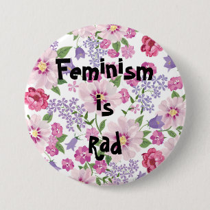 Feminism is Rad Button