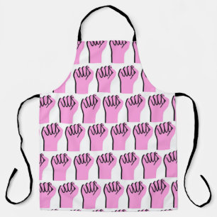 Feminism Power: Symbolic Vintage Pattern Apron