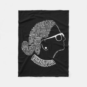 Feminism Quotes Feminist Womens Rights Fleece Blanket