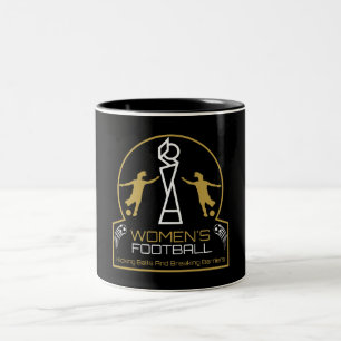 Feminism Soccer Football Sport Two-Tone Coffee Mug