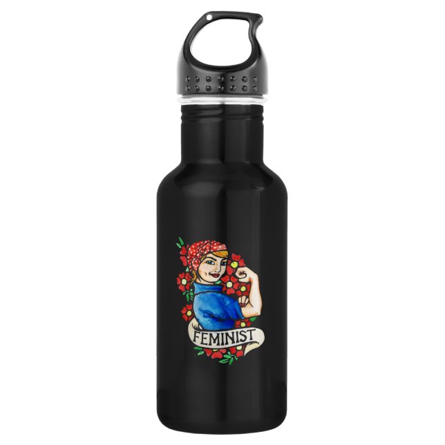 Feminist 532 Ml Water Bottle (Front)