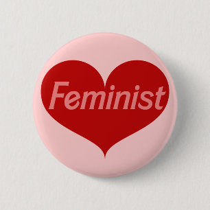 Feminist 6 Cm Round Badge
