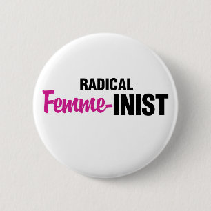 Feminist 6 Cm Round Badge