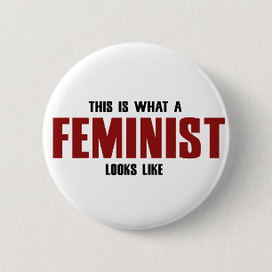 Feminist 6 Cm Round Badge