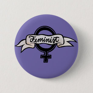 Feminist 6 Cm Round Badge
