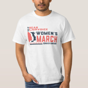 Feminist Art & Apparel Hampshire march T-Shirt