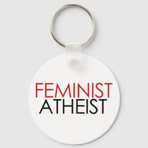 Feminist Atheist Key Ring
