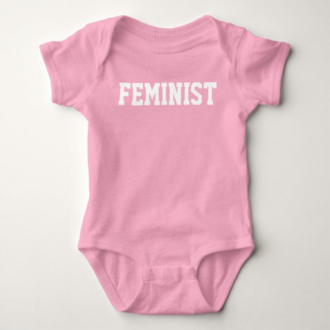 Feminist Baby Bodysuit (Front)