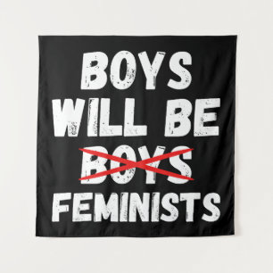Feminist Boy - Boys Will Be Feminists II Tapestry