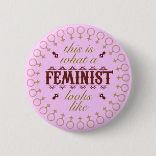 Feminist Button