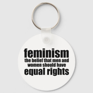 Feminist Definition Equal Rights for Women Key Ring