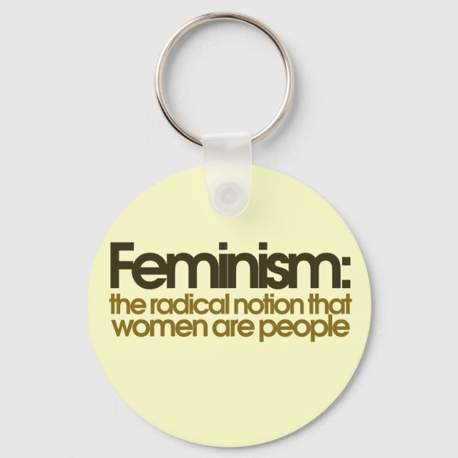 Feminist Definition Key Ring (Front)