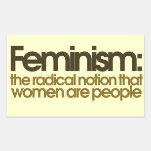 Feminist Definition Rectangular Sticker