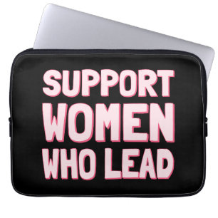 Feminist Elections - Support Women Who Lead III Laptop Sleeve