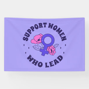 Feminist Elections - Support Women Who Lead V Banner
