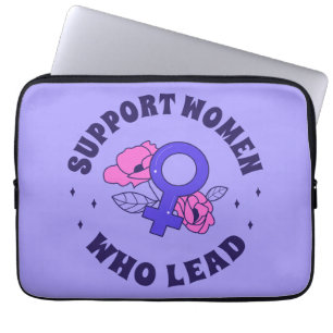 Feminist Elections - Support Women Who Lead V Laptop Sleeve