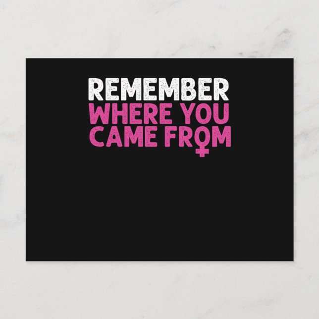 Feminist Feminism Activist Gender Equality Support Postcard (Front)