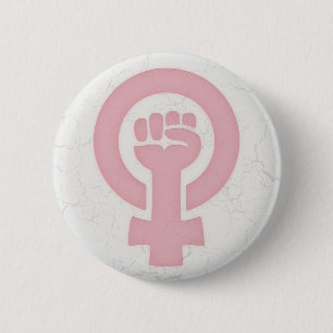 Feminist Fist 6 Cm Round Badge
