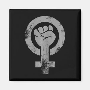 Feminist Fist Female Symbol Resist Fist Feminism Magnet