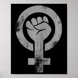 Feminist Fist Female Symbol Resist Fist Feminism  Poster