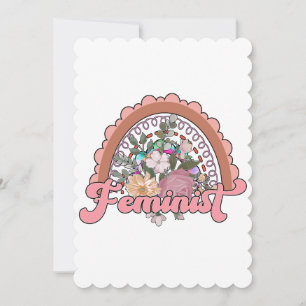 Feminist Flat Greeting Card