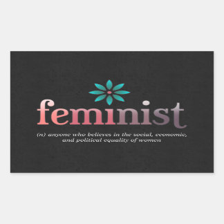 Feminist Flower Sticker