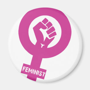 Feminist Gender Rights Symbol Magnet