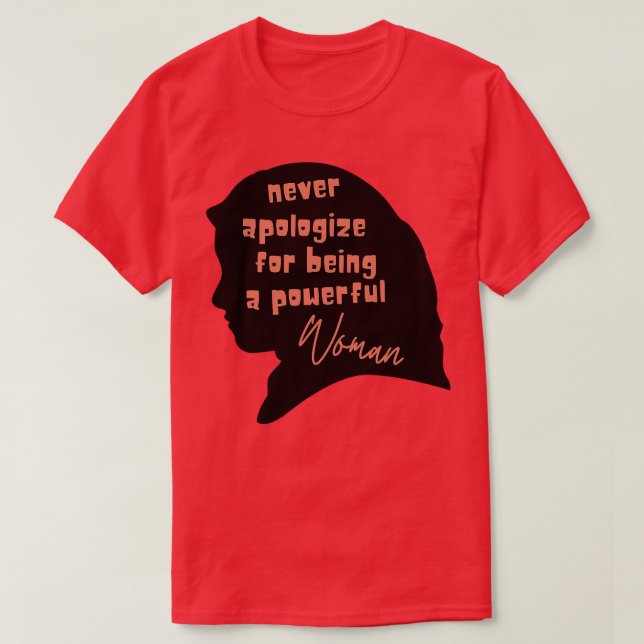 Feminist Girl silhouette 1 T-Shirt (Design Front)