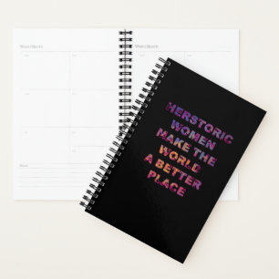 Feminist HERstoric Women Make a Better World Planner