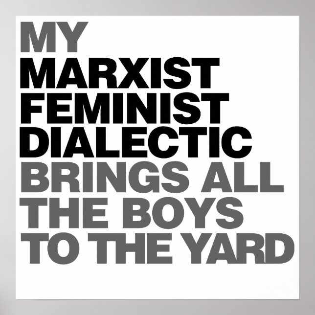 Feminist humour poster (Front)