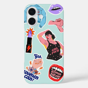 Feminist Icon Women Will Rise Empowerment iPhone 16 Case