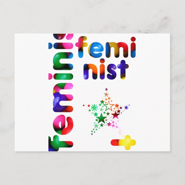 Feminist Jellybean Postcard (Front)