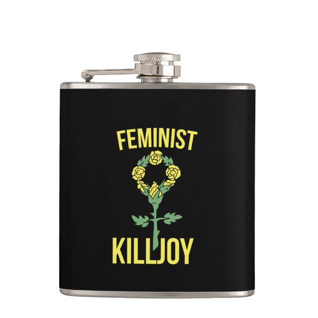 Feminist Killjoy Hip Flask (Front)