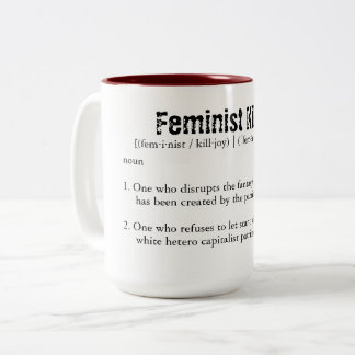 Feminist Killjoy Two-Tone Coffee Mug