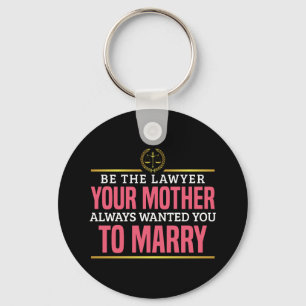 Feminist Lawyer - Motivational Female Leader Key Ring