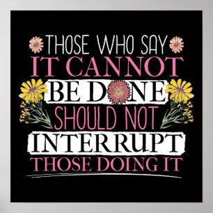 Feminist Leader Empowered Women Poster