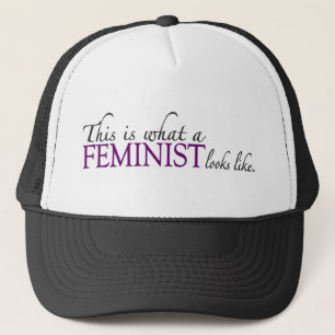 Feminist Looks Like Trucker Hat