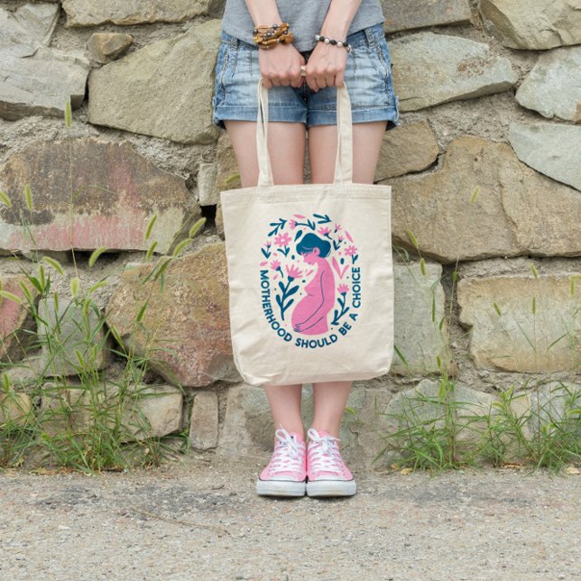 Feminist Motherhood Tote Bag (Creator Uploaded)